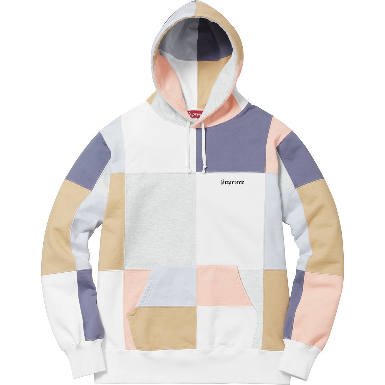 Patchwork Hooded Sweatshirt view 4